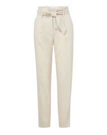 Parineti Metallic-Linen Dickey Jacket at Veronica Beard